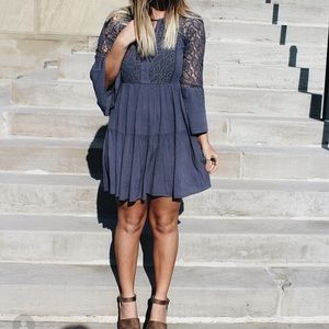 American Eagle lace detail dress